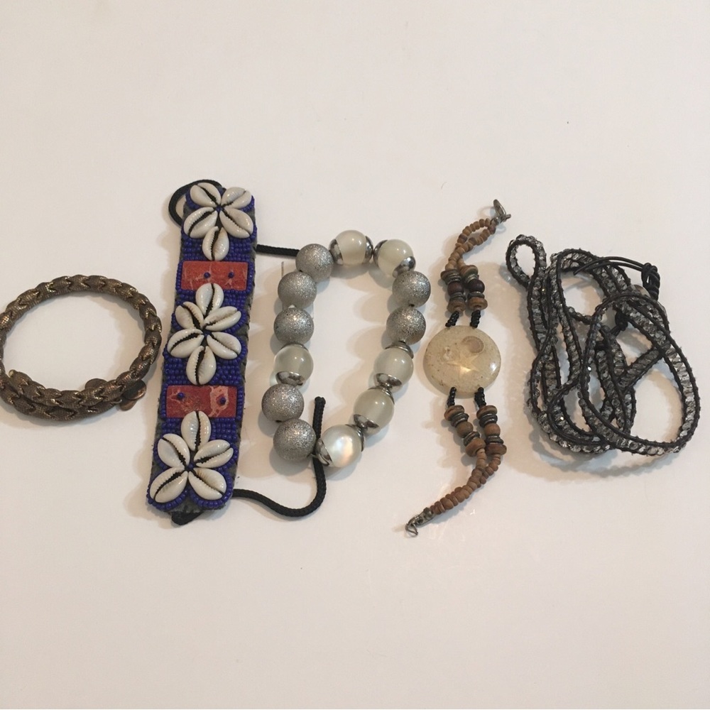 Lot of 5 bracelets arm party